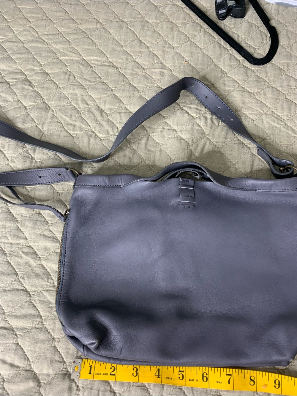 Jo Grey Leather hobo shoulder/ crossbody bag - Picture 12 of 15